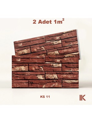 Kumlu Strafor Duvar Paneli Kesmetaş Desenli 100 × 50 × 2 cm – 12 Adet / 6 M² - KS11 - Mor