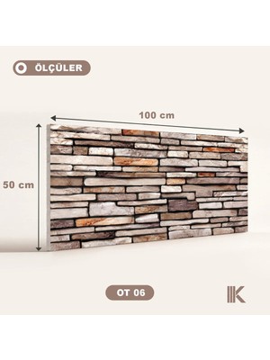 Kumlu Strafor Duvar Paneli Oymataş Desenli 100 × 50 × 2 cm – 12 Adet / 6 M² - OT06 - Bordo