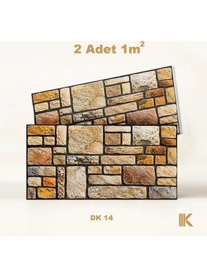 Kumlu Strafor Duvar Paneli Dökmetaş Desenli 100 × 50 × 2 cm – 12 Adet / 6 M² - DK14 - Beyaz
