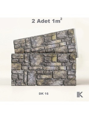 Kumlu Strafor Duvar Paneli Dökmetaş Desenli 100 × 50 × 2 cm – 12 Adet / 6 M² - DK16 - Beyaz
