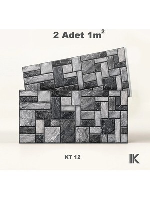 Kumlu Strafor Duvar Paneli Karetaş Desenli 100 × 50 × 2 cm – 12 Adet / 6 M² - KT12 - Lacivert