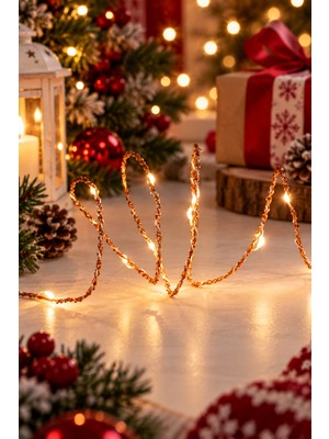 Magicledcorner Bakır Zincirli Peri LED Işık