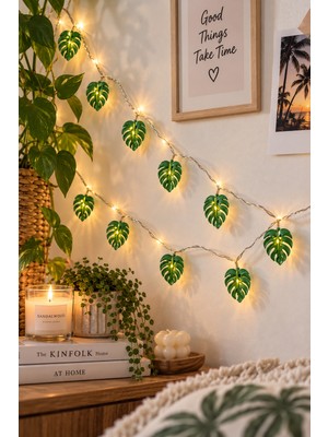 Magicledcorner Palmiye Yaprak LED Işık Zinciri