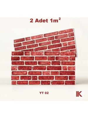 Kumlu Strafor Duvar Paneli 7 Sıra Taş Desenli 100 × 50 × 2 cm – 12 Adet / 6 M² - YT02 - Kahverengi