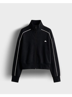 Ellesse 6WF1019-BK Kadın Fermuarlı Sweat Siyah