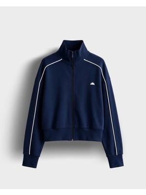 Ellesse 6WF1019-NV Kadın Fermuarlı Sweat Lacivert