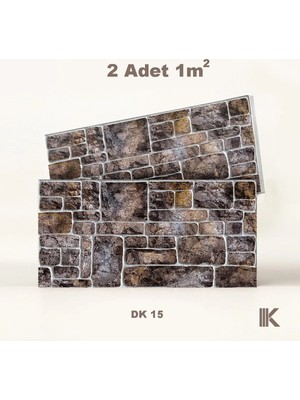 Kumlu Strafor Duvar Paneli Dökmetaş Desenli 100 × 50 × 2 cm – 12 Adet / 6 M² - DK15 - Beyaz