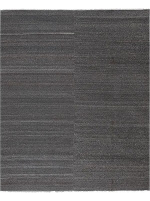 Etnik Bulvar Yün Gri El Dokuması Kilim 290 x 345 cm