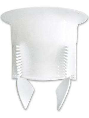 Tr Maxel Plastik Wc Matik Tuvalet Kapağı - Çift Kapaklı Koku Önleyici - Beyaz - 1 Adet