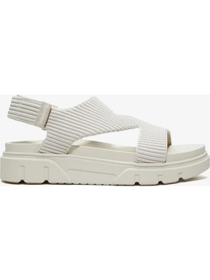 Timberland Greyfield Backstrap Kadın Beyaz Sandalet