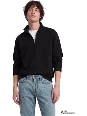 Mavi Erkek Yarım Fermuarlı Sweatshirt M0S10585-900