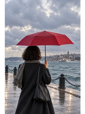 Biggdesign Moods Up Bordo Tam Otomatik Şemsiye
