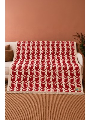 Bigghome Lalezar  Çift Kişilik Battaniye 200 x 220 cm