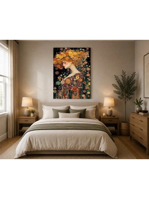 Rose Light Modern Sanat Eseri Kadın Duvar Dekoru Ahşap Mdf Baskı Tablo Mdf Tablo