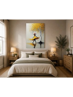 Rose Light Modern Sanat Kadın Görseli Dans Eden Figürü Duvar Dekoru Ahşap Mdf Baskı Salon, Yatak Odası, Çocuk Odası, Ofis Duvar Tablosu Mdf Tablo