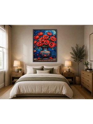 Rose Light Muglayık Baharı Anlatan Duvar Dekoru Ahşap Mdf Baskı Salon, Yatak Odası, Çocuk Odası, Ofis Duvar Tablosu Çerçeve Görünümlü Mdf Tablo