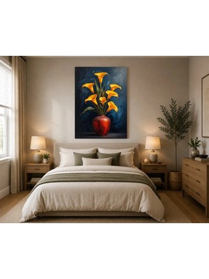 Rose Light Eren'in Çiçekli Vasfı Duvar Dekoru Ahşap Mdf Baskı Salon, Yatak Odası, Çocuk Odası, Ofis Duvar Tablosu Mdf Tablo