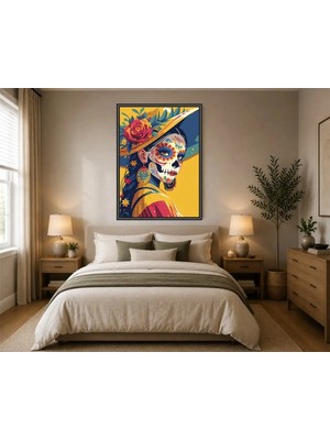 Rose Light Modern Sanat Kadın Görseli Modern Sanat Figürlü Duvar Dekoru Ahşap Mdf Baskı Salon, Yatak Odası, Çocuk Odası, Ofis Duvar Tablosu Çerçeve G