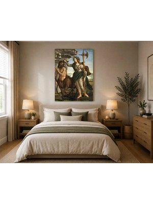 Rose Light Afrodit ve Kamares Motifiyle Duvar Dekoru Ahşap Mdf Baskı Salon, Yatak Odası, Çocuk Odası, Ofis Duvar Tablosu Mdf Tablo