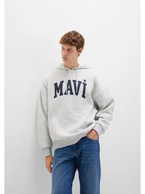 Mavi Erkek Kapşonlu Sweatshirt M067149-80196