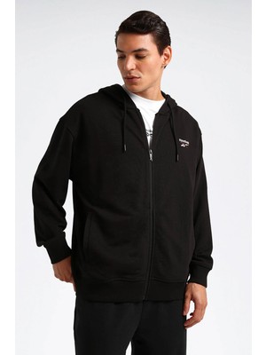 Reebok Eşofman Üstü Erkek Siyah Id Rlx Clss Sl Fz
