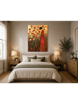 Rose Light Modern Sanat Kadın Görseli Duvar Dekoru Ahşap Mdf Baskı Tablo Mdf Tablo