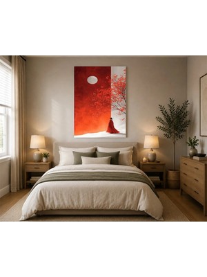Rose Light Ağaç Figürlü Modern Sanat Duvar Dekoru Ahşap Mdf Baskı Tablo Mdf Tablo