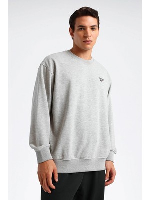 Reebok Sweatshirt Erkek Gri Id Rlx Clss Sl Crew