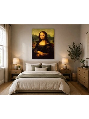 Rose Light Mona Lisa Leonardo Da Vinci Mona Lisa Ahşap Mdf Baskı Tablo Mdf Tablo