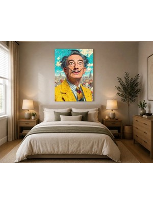 Rose Light Salvador Dali Kadın Görseli Duvar Dekoru Ahşap Mdf Baskı Tablo Mdf Tablo
