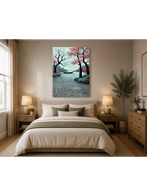 Rose Light Tekne Manzaralı Duvar Dekoru Ahşap Mdf Baskı Tablo Mdf Tablo