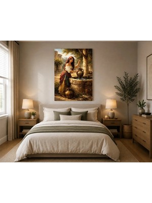 Rose Light Kadın Görseli Duvar Dekoru Ahşap Mdf Baskı Tablo Mdf Tablo