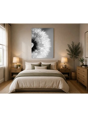 Rose Light Papatya Yapraklı Duvar Dekoru Ahşap Mdf Baskı Tablo Mdf Tablo