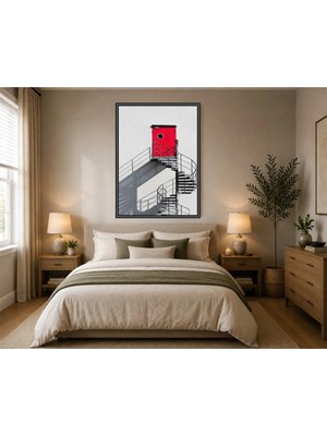 Rose Light Oda Duvar Dekoru Ahşap Mdf Baskı Tablo Çerçeve Görünümlü Mdf Tablo