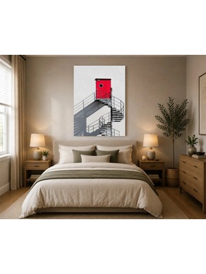 Rose Light Oda Duvar Dekoru Ahşap Mdf Baskı Tablo Mdf Tablo