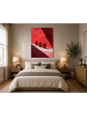 Rose Light Budist Keşişler Duvar Dekoru Ahşap Mdf Baskı Tablo Mdf Tablo