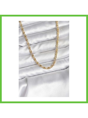 Bezos 14K Gold Renk Kaplama Zincir Model cm Kadın Kolye Dmc