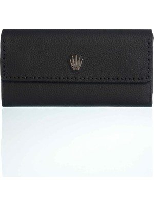 Tr Valencia Flotter Black Telefon Cüzdanı Deri