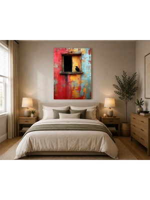 Rose Light Kuş Temalı Duvar Dekoru Ahşap Mdf Baskı Tablo Mdf Tablo