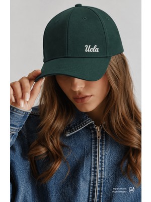 Ucla JENNER Yeşil Baseball Cap Nakışlı  Unisex Şapka