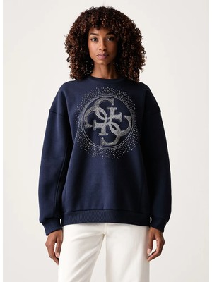 Guess Sweatshirt, L, Lacivert