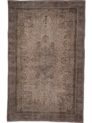 Etnik Bulvar Yün Bej El Dokuması Halı 200 x 315 cm