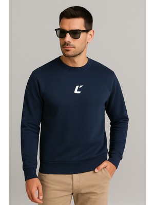 Uomo Park Pure Comfort Şardonlu Üç Iplik Sweat – Premium Kumaş, Modern Basic Tarz