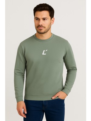 Uomo Park Pure Comfort Şardonlu Üç Iplik Sweat – Premium Kumaş, Modern Basic Tarz