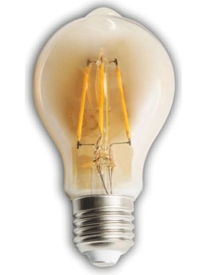 Eco Lounge 1 Adet Cata Ct 4285 LED Rustik Ampul 4W Amber Işık E27 Duy