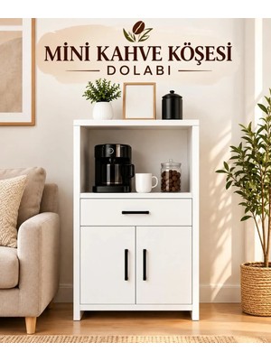 Murat Mobilya Mini Kahve Köşesi Dolabı
