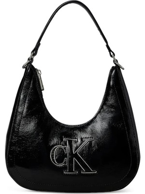Calvin Klein Kadın Ck Logo Detaylı Omuz Askılı Siyah Çanta LV04F3898G-UB1