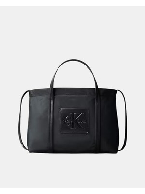 Calvin Klein Kadın Ayarlanabilir Çapraz Askılı Logo Detaylı Küçük Boy Siyah Çanta LV04F3868G-UB1