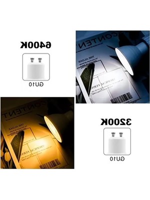 Myg Plus Günışığı Renkli 8W Enerji Tasarruflu GU10 Çanak LED Ampul, 3200K Aydınlatma ile Spot Lamba