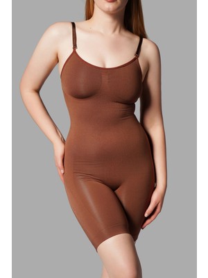 Marchè Bien Tam Boy Tüm Vücut Korsesi Seamless 9050 Siyah